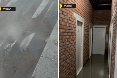 Кладовые затопило в ЖК Декабристов из-за аварии