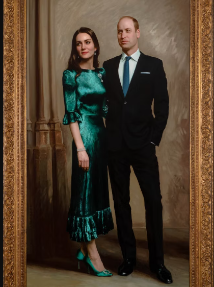 Знаковая работа: как выглядит первый живописный портрет Кейт Миддлтон и принца Уильяма