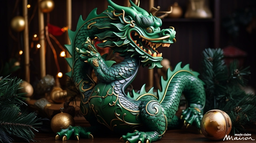 Как привлечь удачу в год Зеленого Деревянного Дракона | Источник: Midjourney