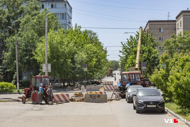 Перекрытия Советской становятся уже традиционными | Источник: Константин Завриков / V1.RU