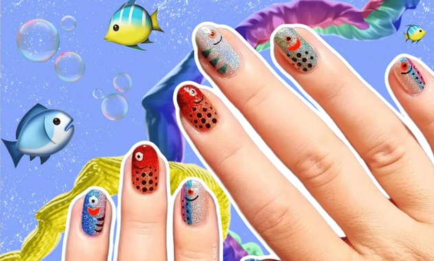 Вдохновляемся рыбалкой: fisherman nails — самый прикольный тренд маникюра на лето 2025