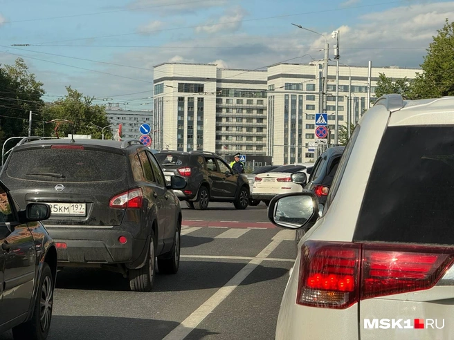 Пробка в центре Москвы | Источник: читатель MSK1.RU