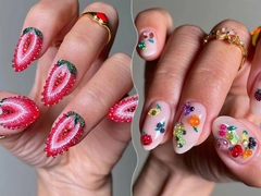 Fruit nails — летняя классика отпускного маникюра