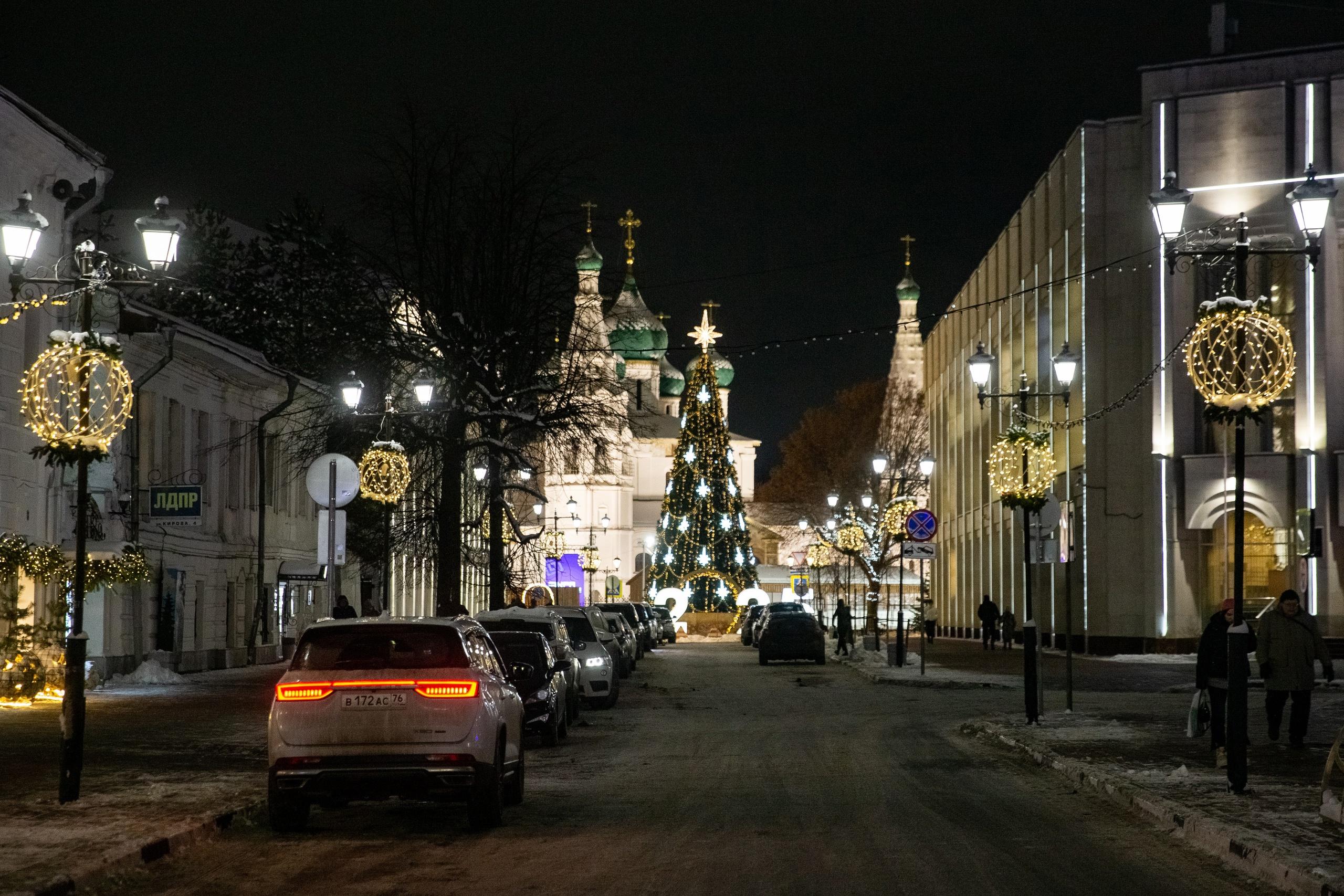 В Ярославле в Новый год перекроют часть улиц: где будет не проехать