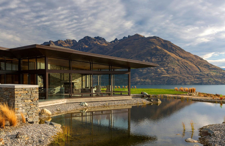 Одно целое: дом на берегу озера Вакатипу в Новой Зеландии (фото 2)