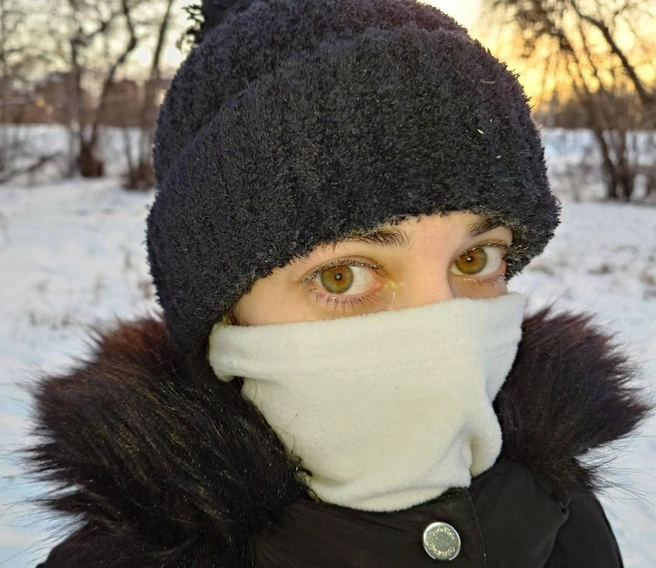Кэтрин полюбила сибирскую зиму | Источник: предоставлено героиней публикации