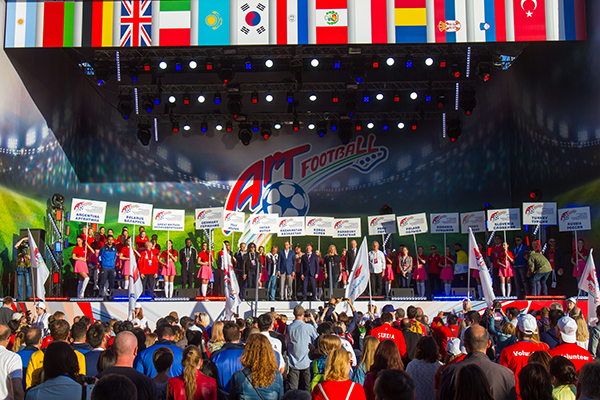 Футбольно-музыкальный фестиваль «Арт-футбол» соберет более 500 артистов со всего мира