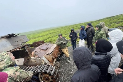 На Шумшу прибыла вторая группа молодежи Роспатриотцентра