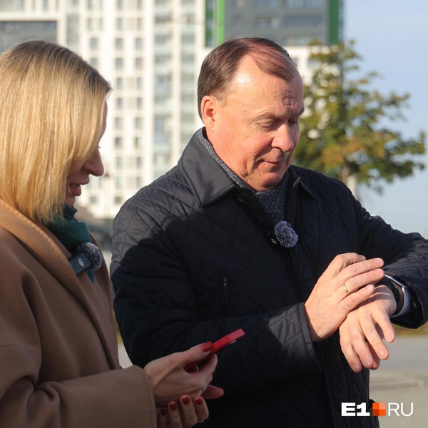 Интервью в прямом эфире продолжалось час | Источник: Владислав Лоншаков / E1.RU