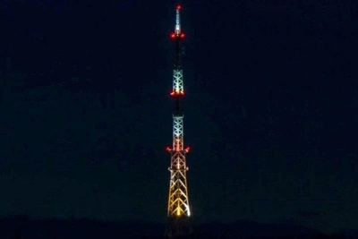 Саратовская телебашня зажжётся цветами флагов России и Беларуси