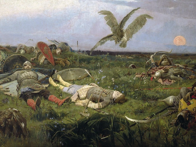 Виктор Васнецов. «После побоища Игоря Святославича с половцами». 1880 | Источник: Wikimedia Commons