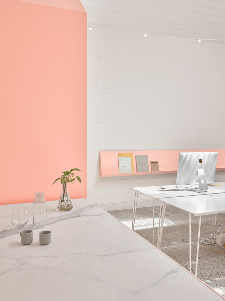 Розовые грезы: яркий офис в Мельбурне (фото 0)