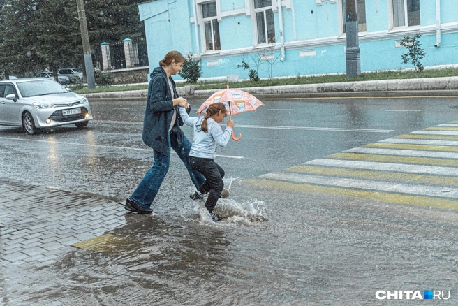 В Чите будет сильный дождь | Источник: Олег Фёдоров / CHITA.RU