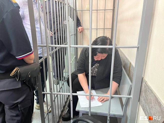 Обвиняемая заявила, что не признает вину | Источник: Анастасия Якупова / E1.RU