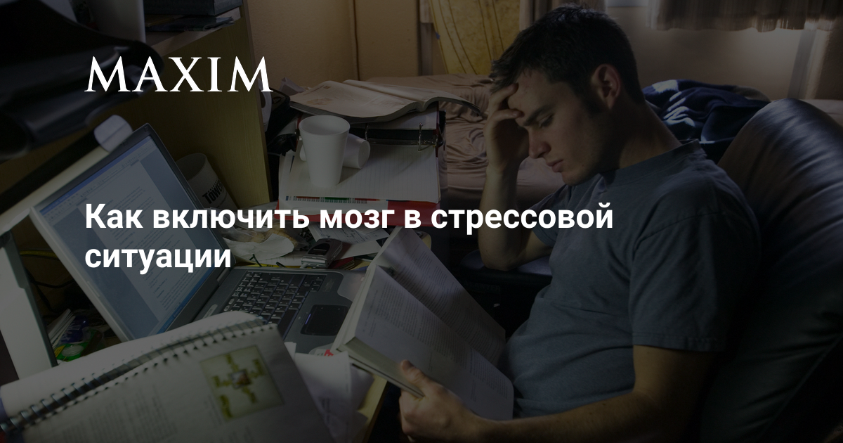 Как включить мозг в стрессовой ситуации | MAXIM
