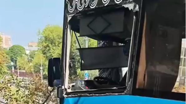Пассажирский автобус влетел в дерево в Москве. Пострадали 17 человек, двое из них — дети: видео