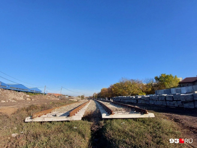 На этом трамвайная линия заканчивается | Источник: Екатерина Железнова / 93.RU