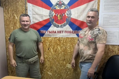 Депутат Сергей Дмитриев привез гумпомощь бойцам СВО