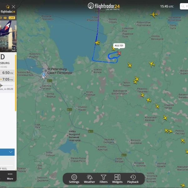Источник: flightradar24.com