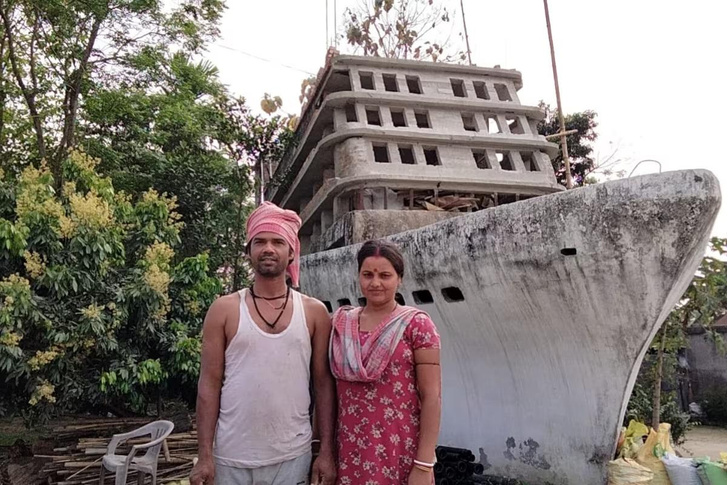 Жизнь на «Титанике»: индиец построил себе дом в виде знаменитого корабля за $180 тысяч