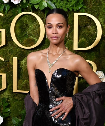 Зои Салдана на премии «Золотой глобус-2025»