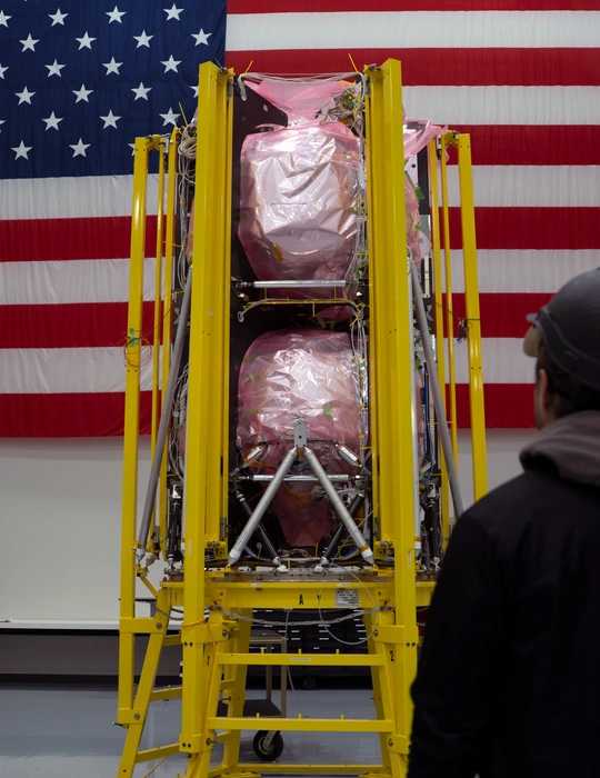 Лунный посадочный модуль Nova-C компании Intuitive Machines | Источник: NASA