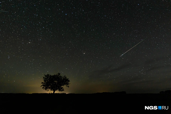 Родоначальницей потока является комета Темпеля | Источник: Александр Ощепков / NGS.RU