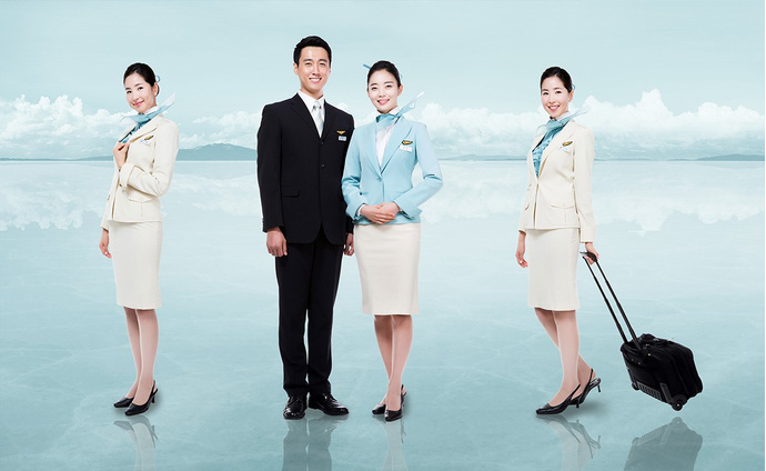 Korean Air форма стюардессы фото