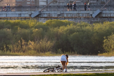 Планы по велодорожке от Татышева до Бобрового Лога в Красноярске