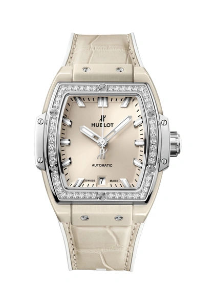 Бархат на запястье — это часы Hublot Spirit of Big Bang Ceramic Beige | woman.ru