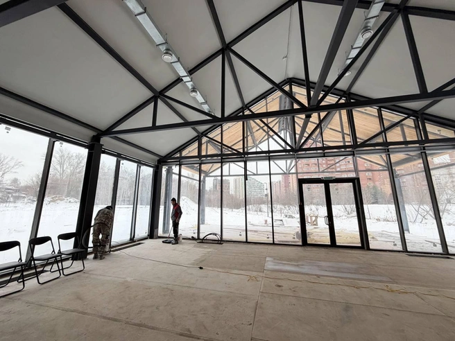 Значительная часть работ уже выполнена. | Источник: Кудрявцев Максим / Telegram