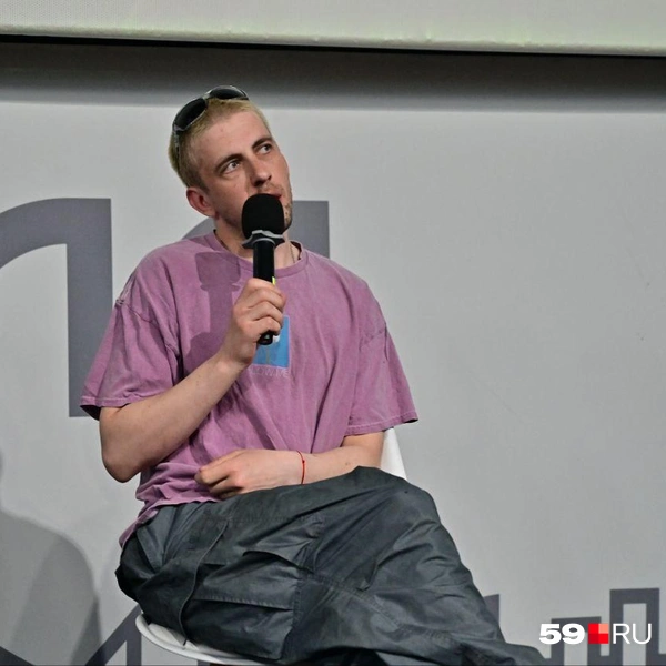 Во время встречи с ребятами | Источник: Василина Любимова / 59.RU