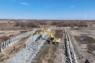 Готовность дороги к пункту пропуска на острове Большой Уссурийский — 40%