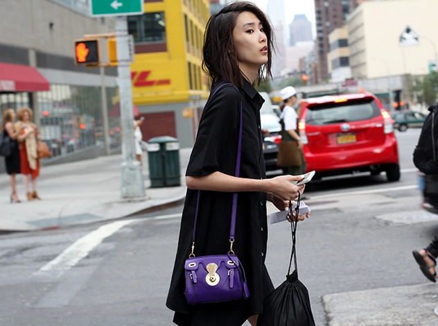 Street style первого дня недели моды в Нью-Йорке