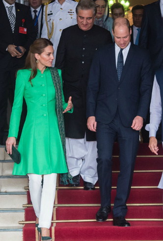 Все наряды герцогини Кейт в туре по Пакистану