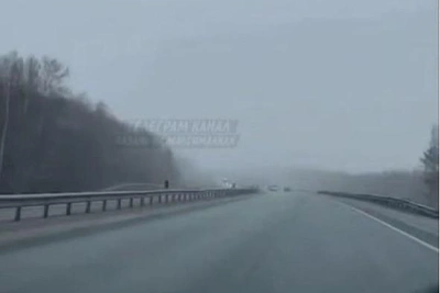 Снег и гололедица усложнили движение в Татарстане