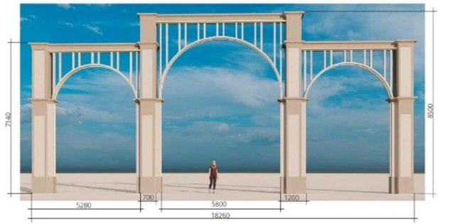 Что по входной группе? Вот такой она должна быть по мысли дизайнера  | Источник: администрация города Тюмени