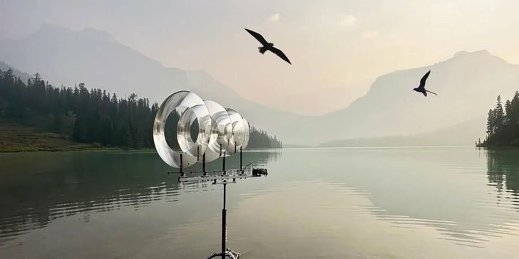 Echo Lens: медитативная инсталляция Венсана Леруа на озере в Канаде