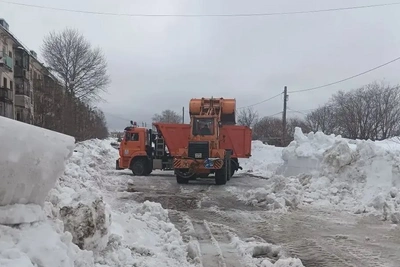 С улиц Охи вывезли почти 40 тысяч кубометров снега
