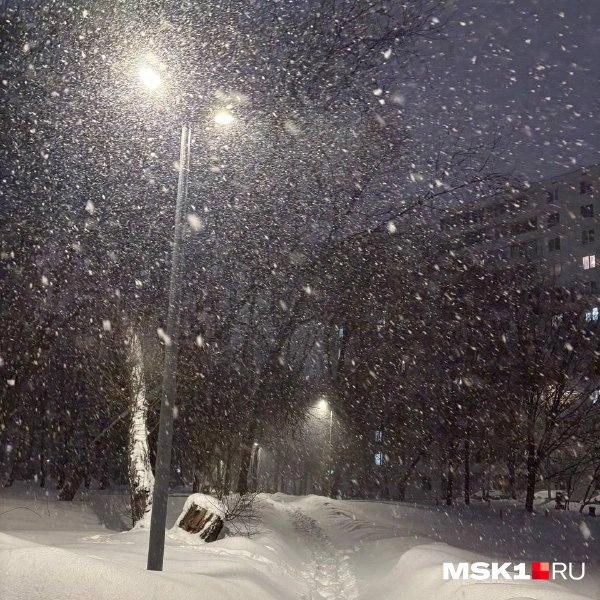 Несмотря на неудобства, нельзя не отметить, как красиво стало на улицах города | Источник: Читатель MSK1.RU