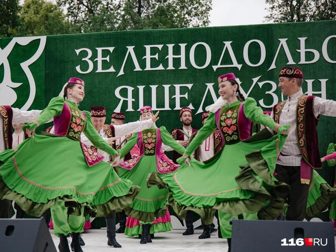 В том году главный Сабантуй прошел примерно тогда же  | Источник: Лина Саитова / 116.RU