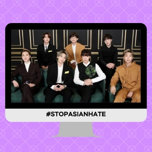 #StopAsianHate: Фанатов BTS разозлили карточки с карикатурой на группу 😣