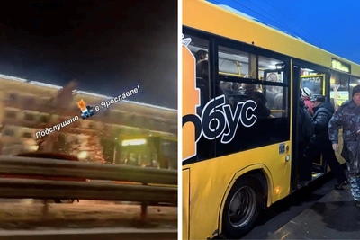 Фура повредила троллейбусный провод в Ярославле