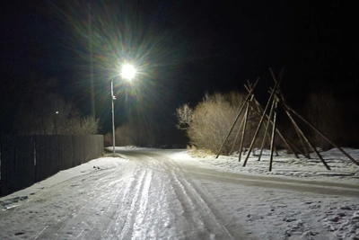 В этно-археопарке «Сухотино» установили новое освещение и видеонаблюдение