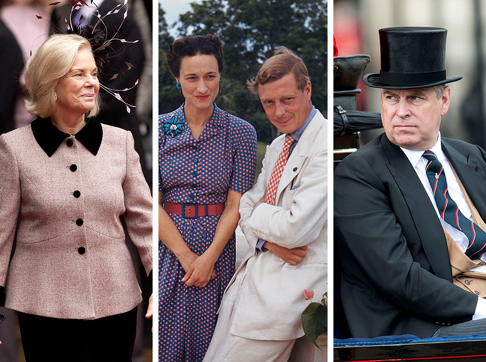 Герцогиня Екатерина Кентская, Уоллис Симпсон и герцог Виндзорский, принц Эндрю | marieclaire.ru