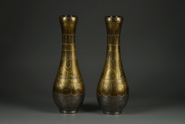Парные вазы, период Мэйдзи (1868–1912 гг.), Япония
