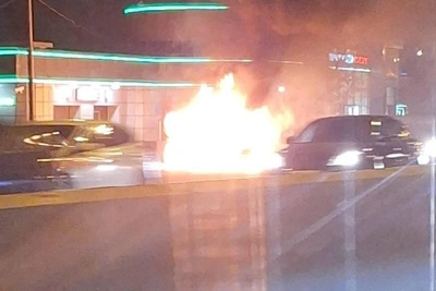 Пожар после ДТП на МКАД парализовал движение