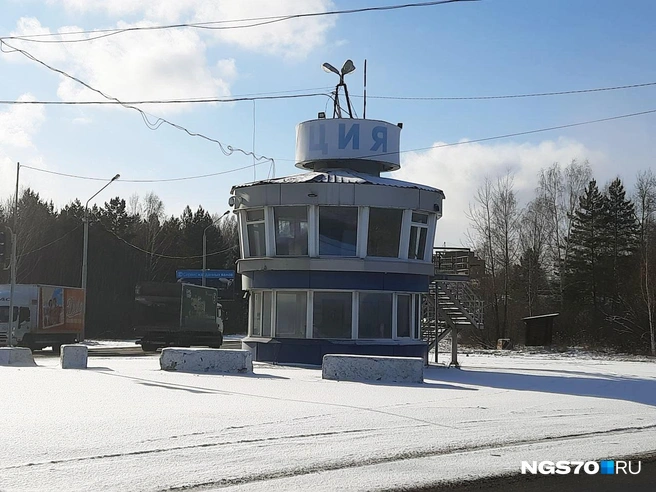 Так бывший пост ДПС выглядит сейчас | Источник: Анастасия Харламова / NGS70.RU