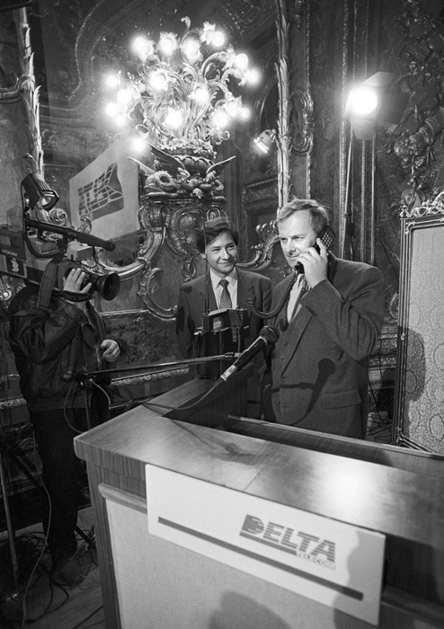 От звонка до звонка. 35 лет сотовой связи в России | Источник: Белинский Юрий/ТАСС
