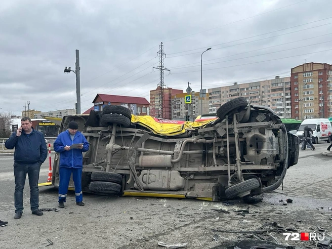 В карете скорой помощи не было больных  | Источник: Анастасия Малышкина / 72.RU